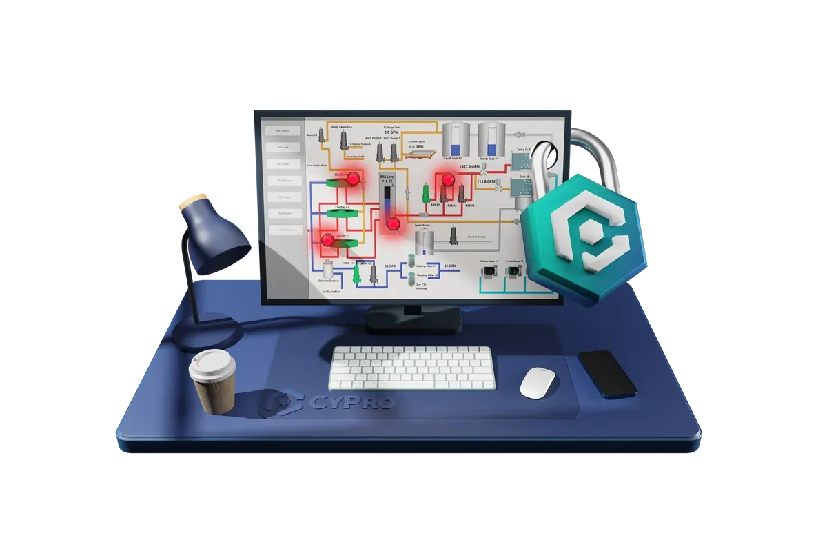 3D illustration of signalling plane security across a telecoms network