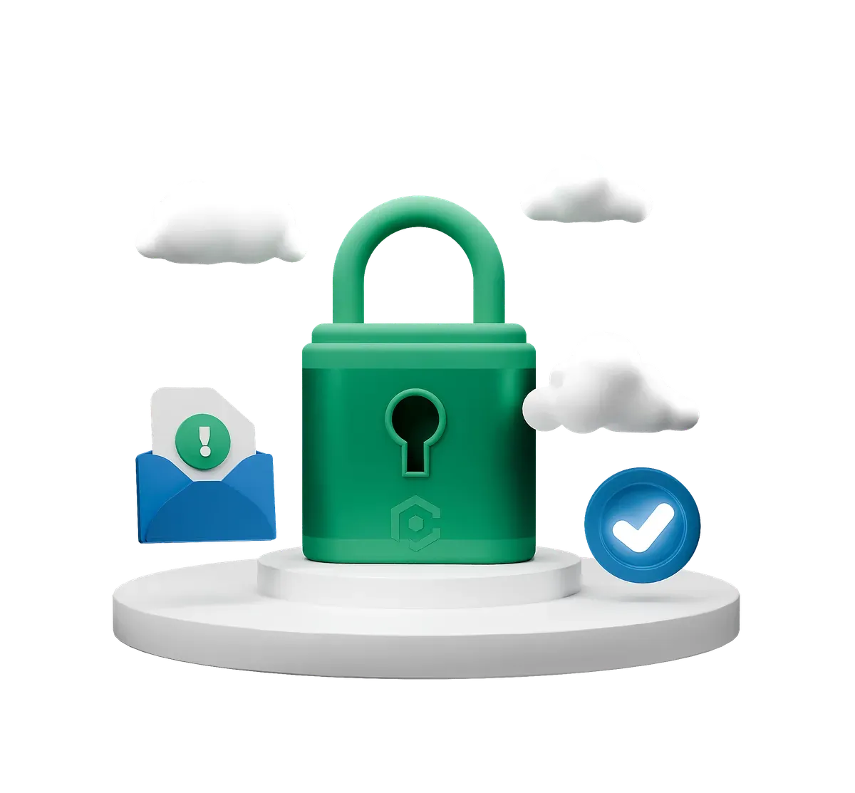 3D illustration of the code's fourteen key security concepts