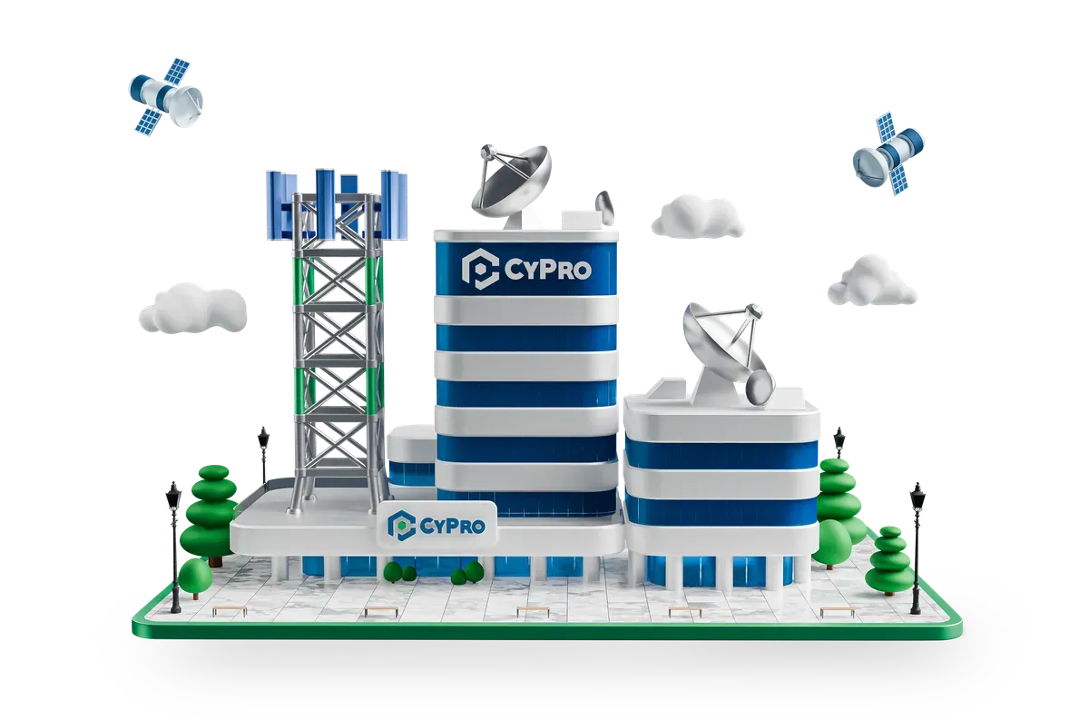 3D illustration for the FreshWave telecoms infrastructure case study